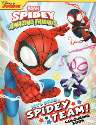 Picture of DISNEY JUNIOR MARVEL SPIDEY AND HIS AMAZING FRIENDS-SPIDEY TEAM COLORING BOOK