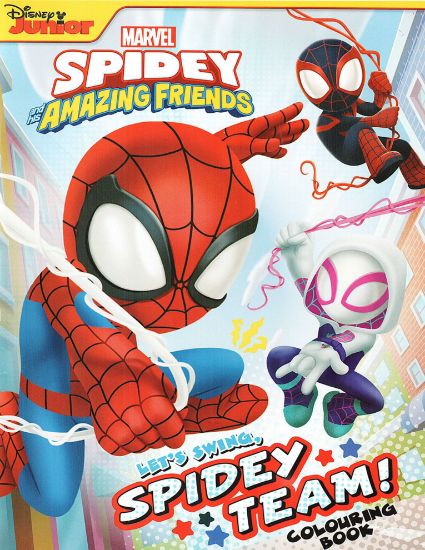 Picture of DISNEY JUNIOR MARVEL SPIDEY AND HIS AMAZING FRIENDS-SPIDEY TEAM COLORING BOOK