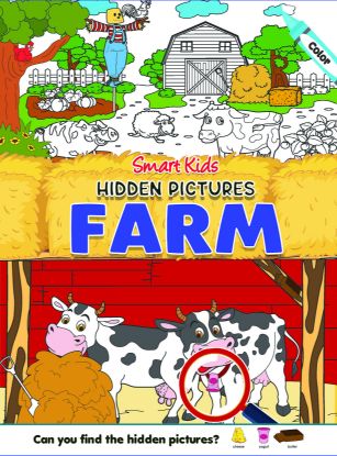 Picture of SMART KIDS HIDDEN PICTURES-FARM