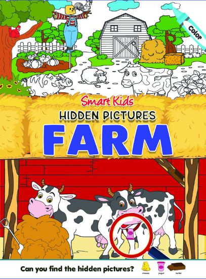 Picture of SMART KIDS HIDDEN PICTURES-FARM