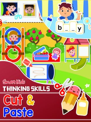 Picture of SMART KIDS THINKING SKILLS-CUT & PASTE