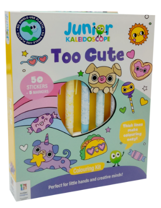 Picture of JUNIOR KALEIDOSCOPE COLORING KIT-TOO CUTE 