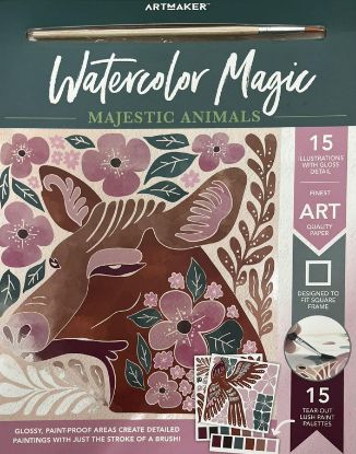 Picture of ARTMAKER WATERCOLOR MAGIC-MAJESTIC ANIMALS