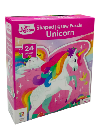 Picture of JR JIGSAW SHAPED JISAW PUZZLE-UNICORN