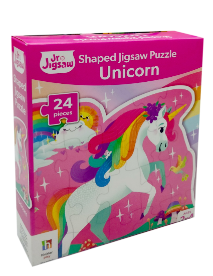 Picture of JR JIGSAW SHAPED JISAW PUZZLE-UNICORN