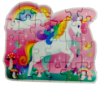 Picture of JR JIGSAW SHAPED JISAW PUZZLE-UNICORN