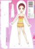 Picture of DRESS-UP GIRLS PAPER DOLLS-MAYA