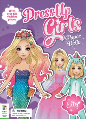 Picture of DRESS-UP GIRLS PAPER DOLLS-ELLY