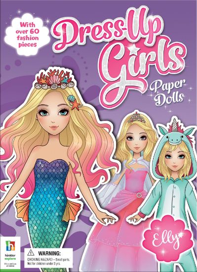 Picture of DRESS-UP GIRLS PAPER DOLLS-ELLY