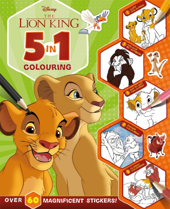 Picture of DISNEY 5IN1 COLORING-THE LION KING
