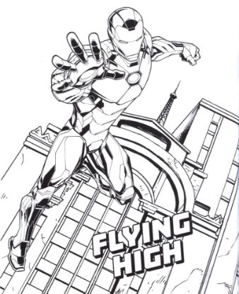 Picture of MARVEL COLORING FUN-AVENGERS IRON MAN