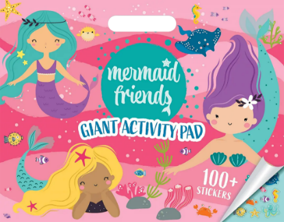 Picture of GIANT ACTIVITY PAD-MERMAID FRIENDS 