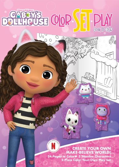 Picture of GABBY'S DOLLHOUSE COLOR SET PLAY BOOK TO COLOR