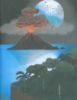 Picture of THE BIG QUESTIONS ANSWERED-CAN VOLCANOES TURN THE MOON BLUE