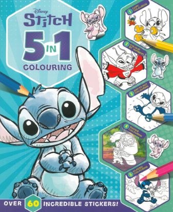 Picture of DISNEY 5IN1 COLORING-STITCH