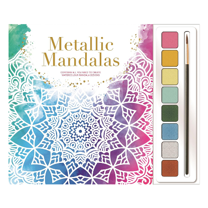 Picture of MIND SPA WATERCOLORS-METALLIC MANDALAS