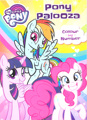 Picture of MY LITTLE PONY COLOR BY NUMBER-PONY PALOOZA