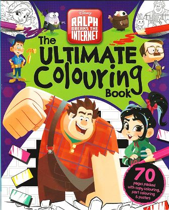 Picture of DISNEY THE ULTIMATE COLORING BOOK-RALPH BREAKS THE INTERNET