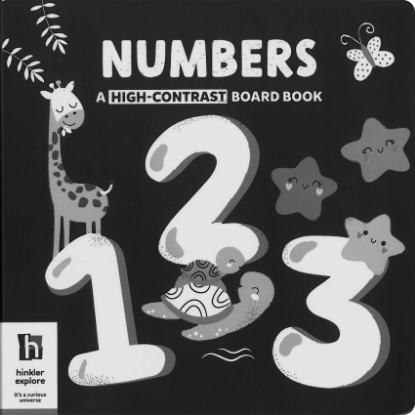 Picture of A HIGH-CONTRAST BOARD BOOK-NUMBERS